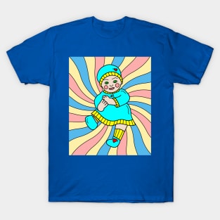 Colorful Retro Doll T-Shirt